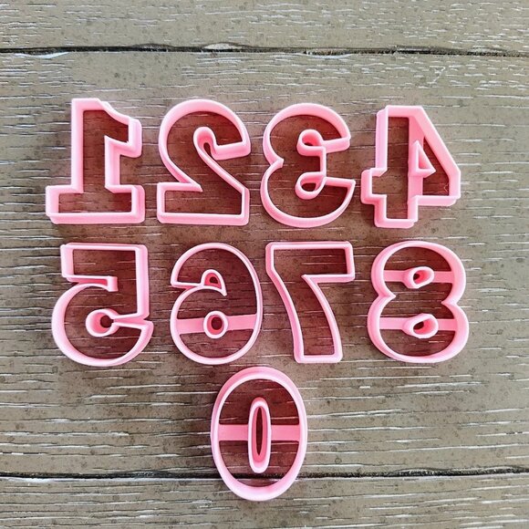 Numbers Cookie Cutter. Perfect Gift Birthday Party - 4 in - Picture 1 of 3